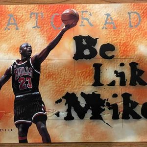 NBA Poster Michael Jordan 1998 Be Like Mike Chicag